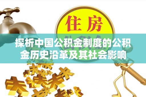 黄岩探析中国公积金制度的公积金历史沿革及其社会影响