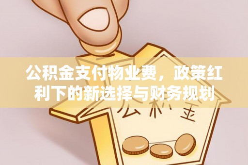 黄岩公积金支付物业费，政策红利下的新选择与财务规划